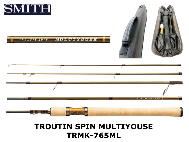 Fishing Rod for Freshwater Tackle-Smith Troutin Spin Multiyouse Spinning TRMK-765ML