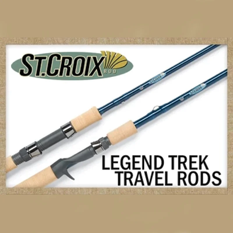 Fishing Rod for Freshwater Tackle-St. Croix Rods Legend Trek Spinning w/case