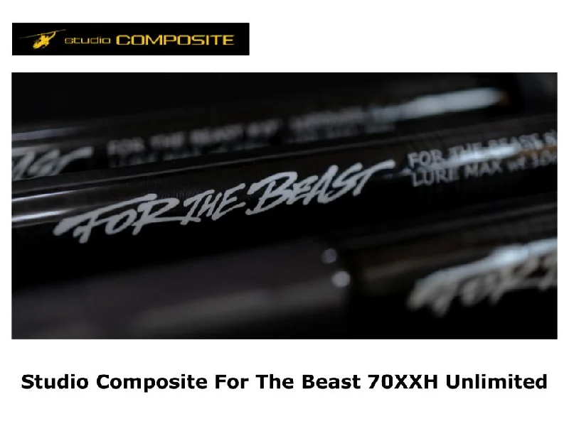 Fishing Rod for Small Lure Fishing-Studio Composite For The Beast FTB70XXH Unlimited