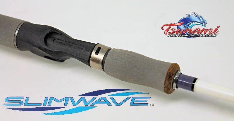 Fishing Rod for Inshore Fishing-Tsunami Slimwave Slow Pitch Rod - Casting