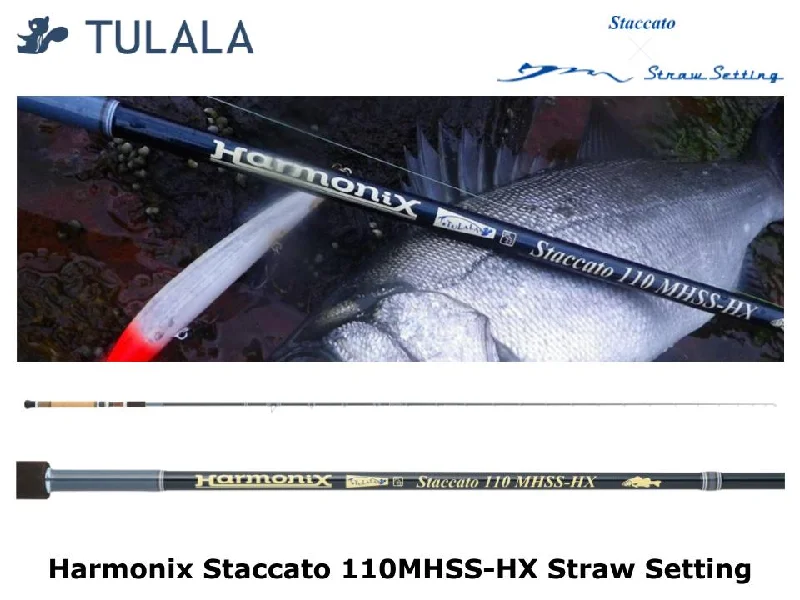 Long-Range Casting Fishing Rod-Tulala Harmonix Staccato 110MHSS-HX Straw Setting