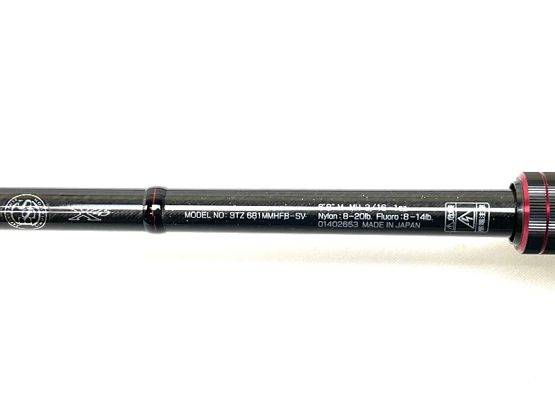 Fishing Rod for Trout Streams-Used Daiwa Steez Casting STZ 681MMHFB-SV Blackjack