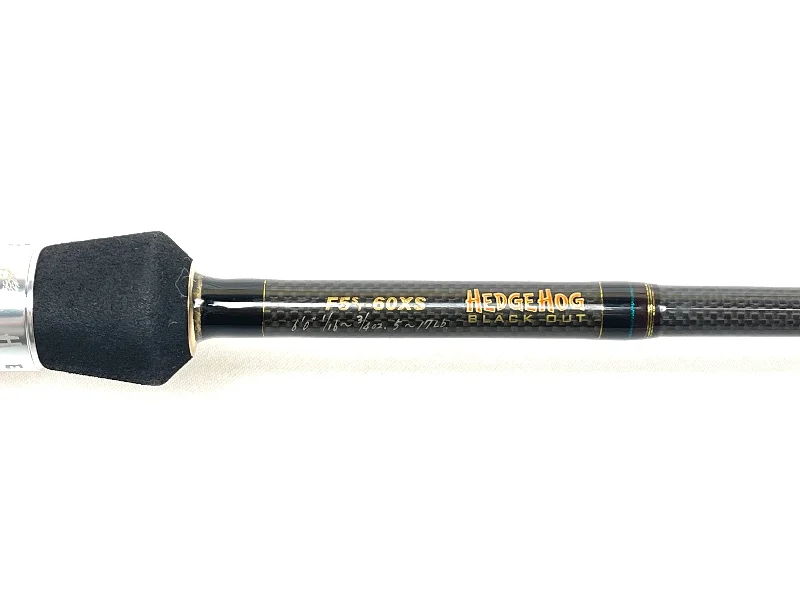 Best Surfcasting Rod for Long Distance-Used Megabass Destroyer Hedgehog F5ST-60XS Black Out