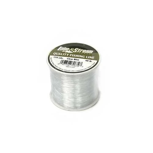 Thin Diameter Fishing Line-Eagle Claw Line Clear 1-8 spool 50lb