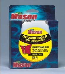 Fishing Line for Trout-Mason Downrigger Line Assembly 150LB Test 150ft DRL-150