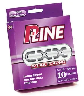 Fishing Line for Heavy Duty Reels-P-Line CXX-XTRA Hi-Vis 300yd 10lb