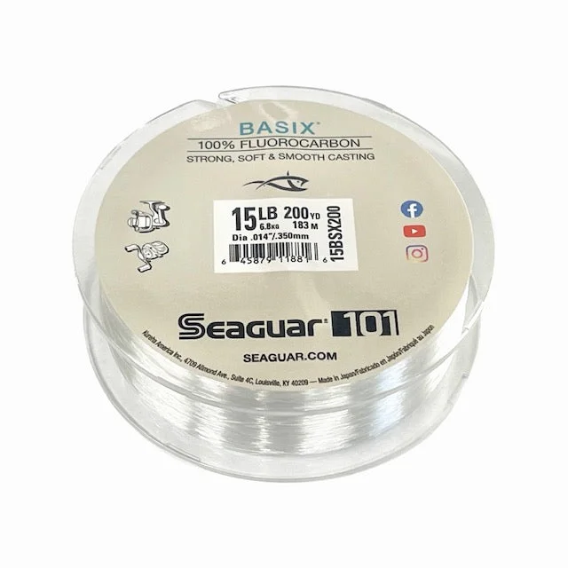 Fishing Line for Bait Fish-Seaguar Basix 200 yd. Spool