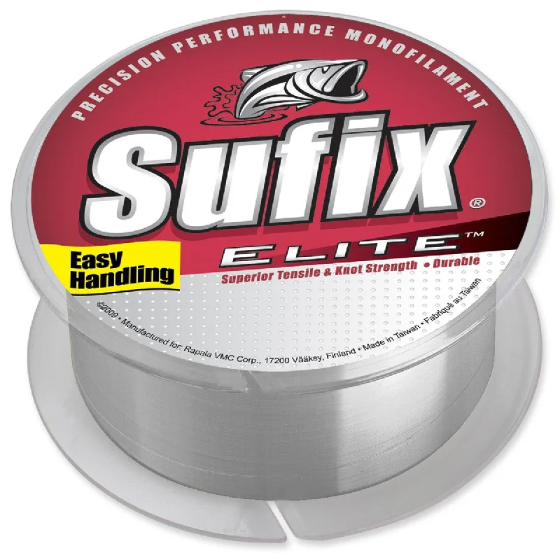 High Quality Fishing Line-Sufix Elite 12lb Clear 330yds