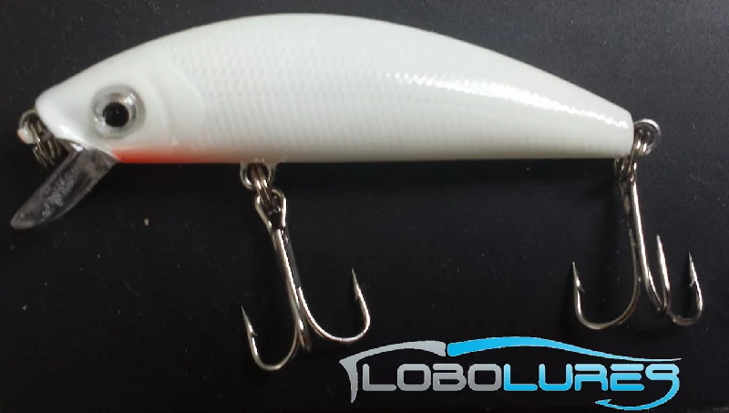 Lures for Catching Predatory Fish-Lobo LuresSuper Glow Minnow Crank Bait