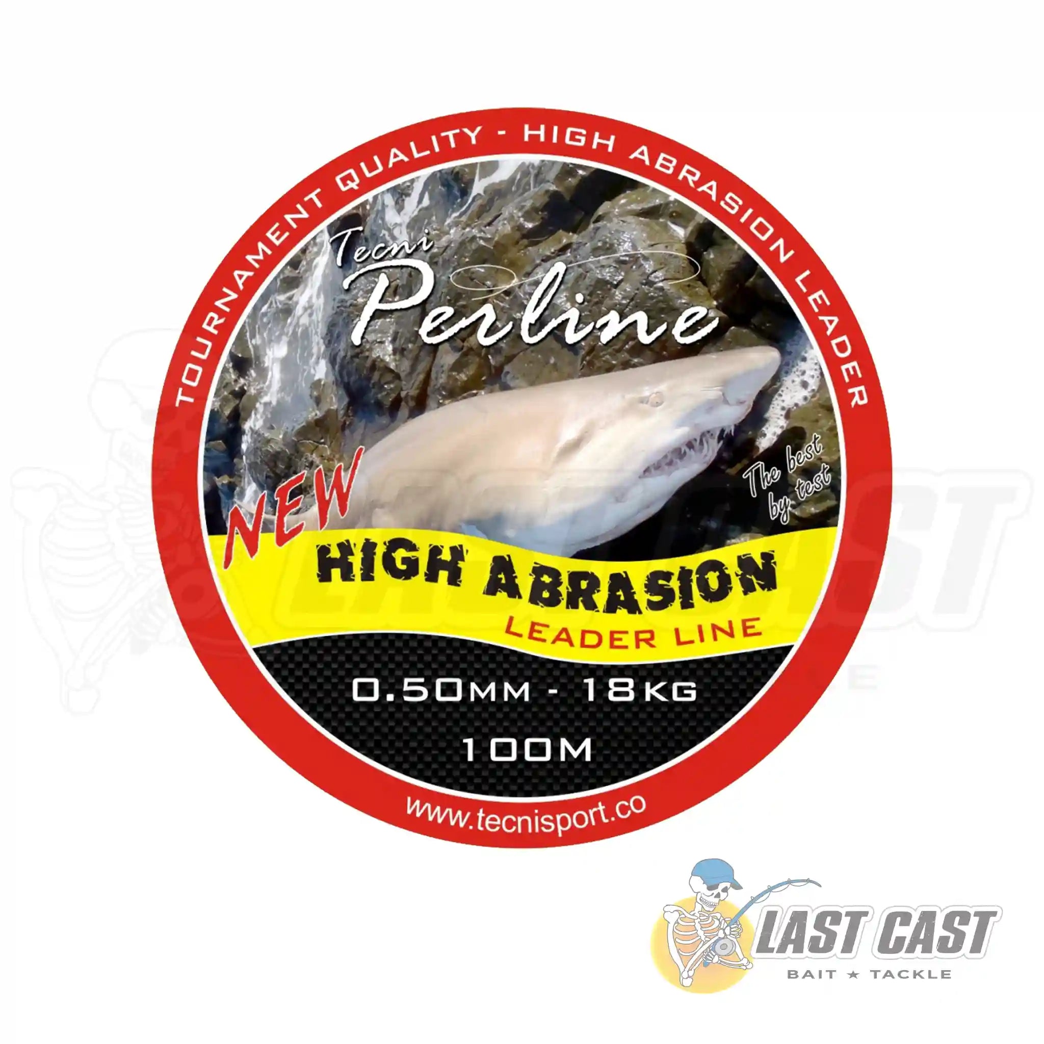 Premium Fluorocarbon Fishing Line-PERLINE - HIGH ABRASION LEADER LINE TRACE GREEN