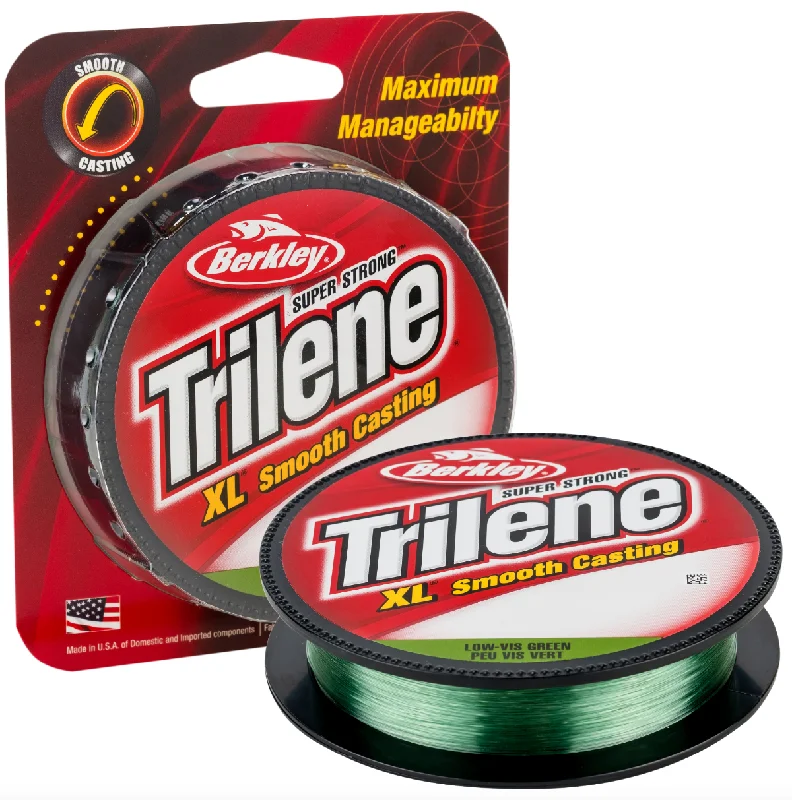 Long Lasting Fishing Line-Berkley Trilene XL Smooth Cast Low-Vis Green