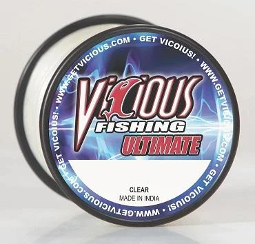 Fishing Line for Deep Trolling-Vicious Ultimate Clear 740yds 17lb