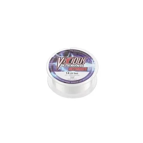 Fishing Line for Ocean Fishing-Vicious Ultimate Clear Mono 330yd 10lb