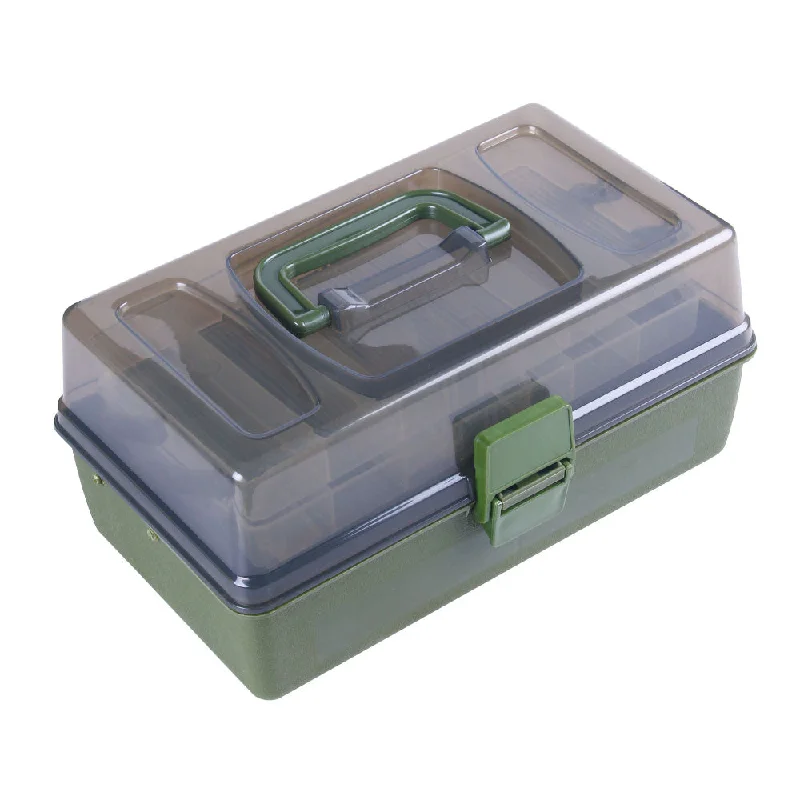 Fishing Tackle Boxes for Carp Fishing-3 Layers Big Fishing Tackle Box