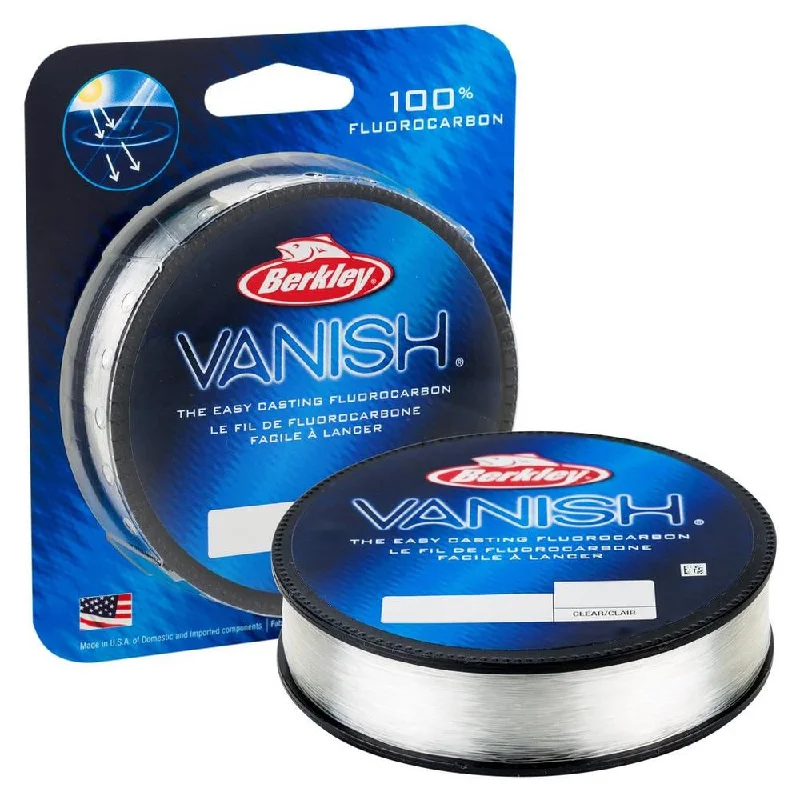 Fishing Line with High Sensitivity-BERKLEY VANISH FLUOROCARBON CLEAR 14LBS 250YDS