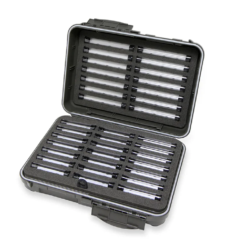 Fishing Tackle Boxes with Easy Access Compartments-C&F Design Master Tube Fly Case (CF-5359)