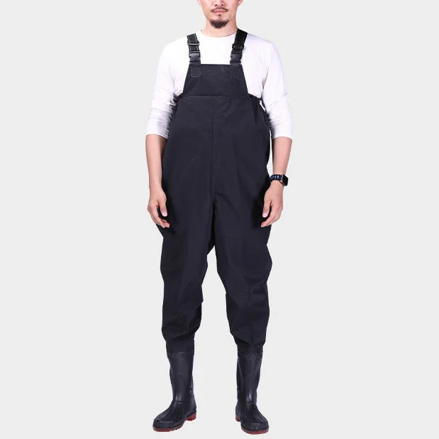 Neoprene Waders-Cobalt Blue PVC Chest Waders (Prawning & Fishing)