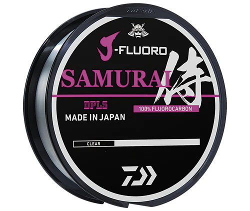 Fishing Line for Salmon-DAIWA J-FLUORO SAMURAI 12LB 220YD