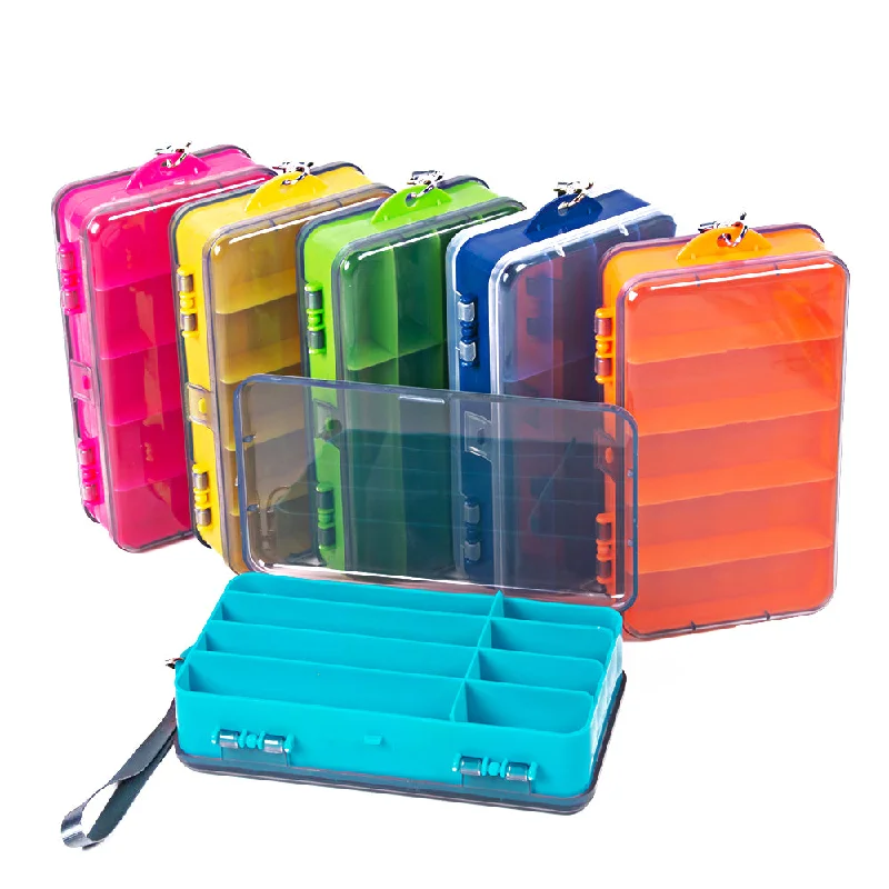 Fishing Tackle Boxes with Clear Lids-Double Side Fishing Tackle Box