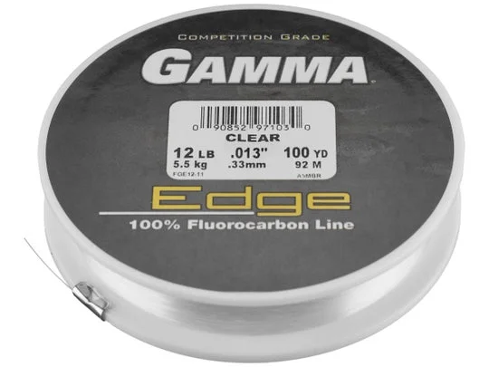 Fishing Line with Superior Casting Distance-Gamma Edge 100% Fluorocarbon Line