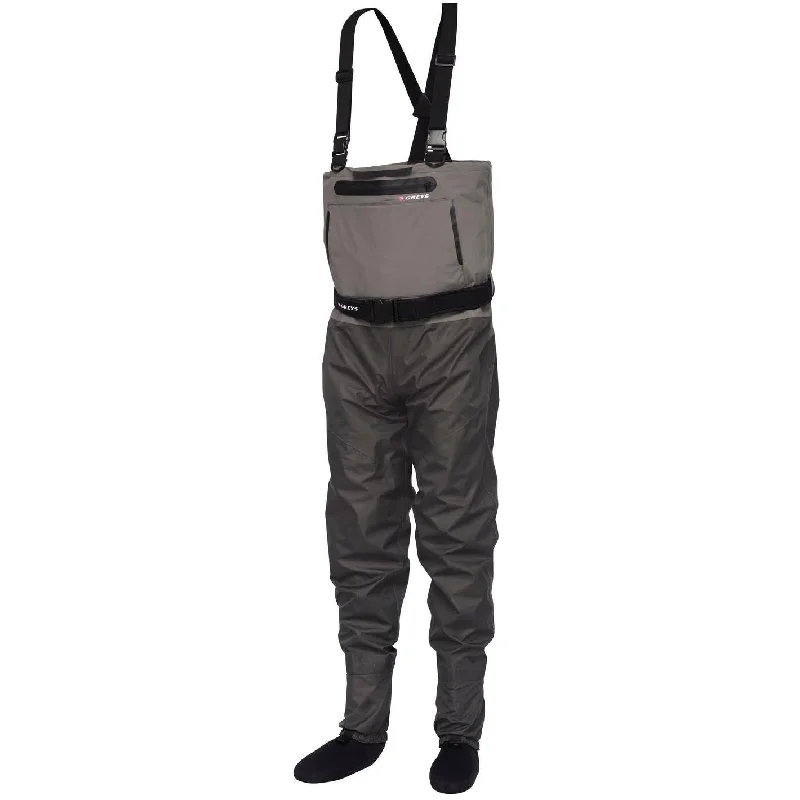 Waders for Warm Weather-Greys Tital Breathable Stockingfoot Waders