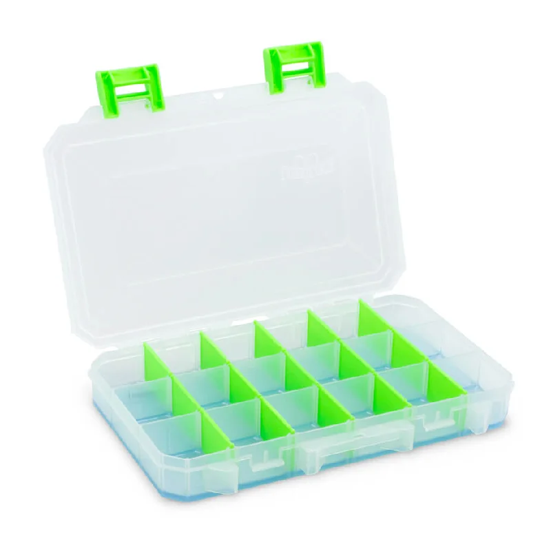 Transparent Fishing Tackle Boxes-Medium Box with Tak Logic® Technology