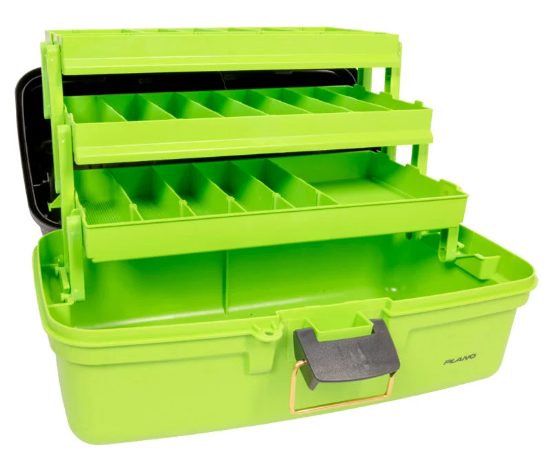 Waterproof Fishing Tackle Boxes-Plano 2024 6103 3 Tray Tackle Box