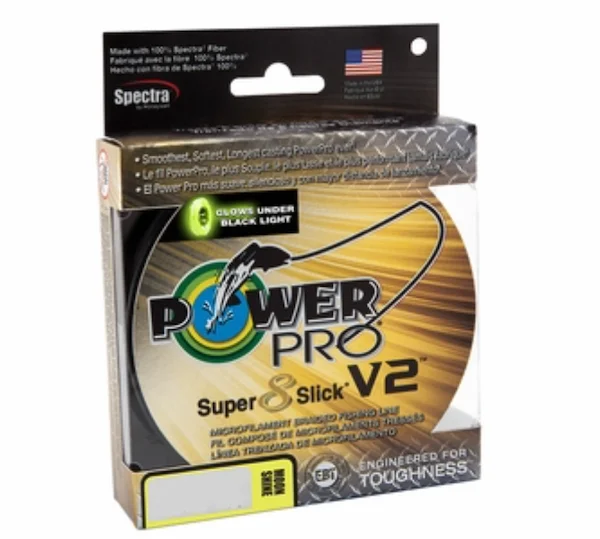 Floating Fishing Line-POWERPRO SUPER SLICK V2 MOONSHINE 65# 150YD