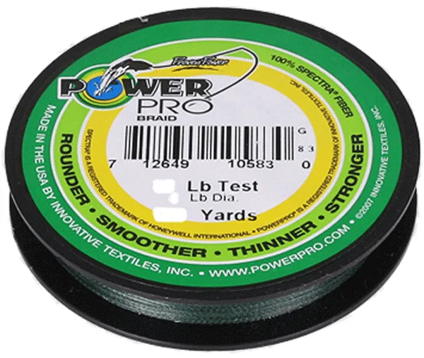 Fishing Line with Low Drag-POWERPRO SUPER SLICK V2 GREEN 30# 1500YD