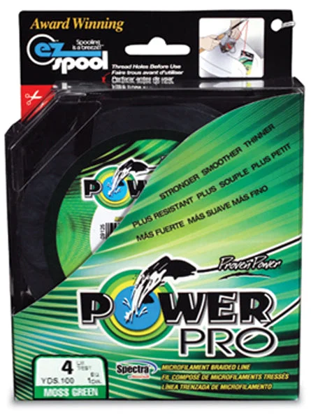 Multi-Purpose Fishing Line-POWERPRO SPECTRA FIBER MOSS GREEN 50# 500YD