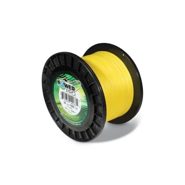 Lightweight Fishing Line-POWERPRO SPECTRA FIBER YELLOW 65# 3000YDS BULK