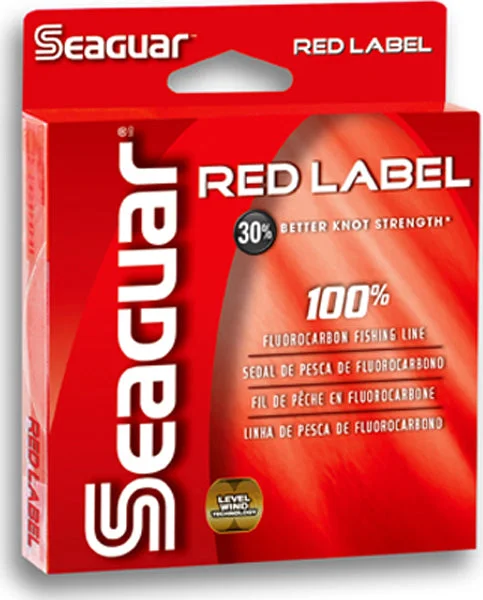 Low-Visibility Braided Fishing Line-SEAGUAR RED LABEL 100% FLOCARB 15# 200YD