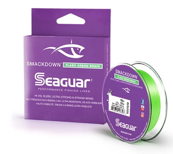 Best Fishing Line-SEAGUAR SMACKDOWN FLASH GREEN 15LB 150YD