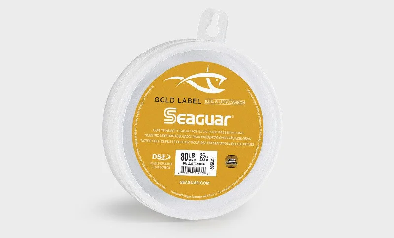 Fishing Line for Jigs-Seaguar Gold Label Leader Line 25 yds