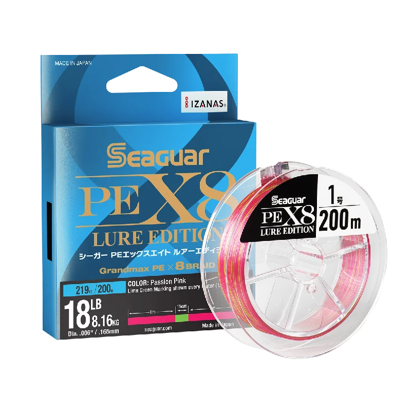 Fast Sinking Fishing Line-SeaguarJDM PEX8 Hi-Vis Line