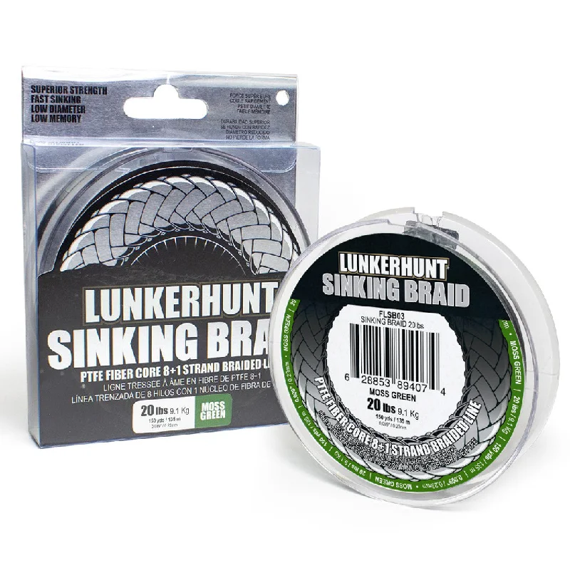 Tangle-Free Fishing Line-Sinking Braid