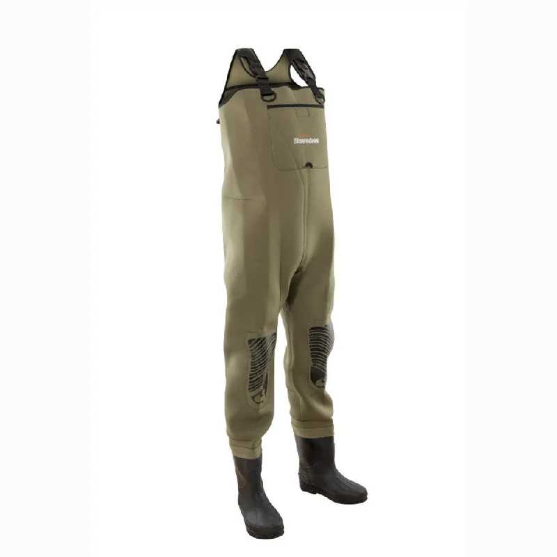 Waders for Fishing in Shallow Waters-Snowbee Classic Neoprene Studded Felt Sole Chest Waders - 11FB