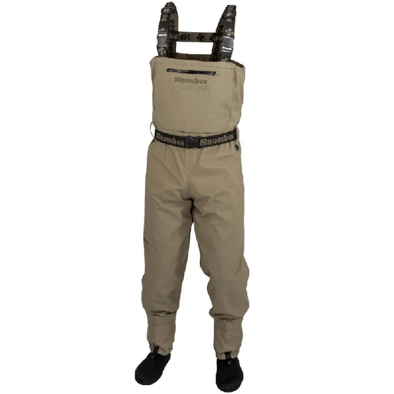 Waders for Waterfall Fishing-Snowbee Ranger 2 Breathable Stockingfoot Chest Waders - M-FB