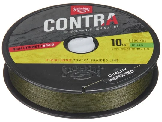 Best Fishing Line for Trout Streams-Strike King Contra Braided Line