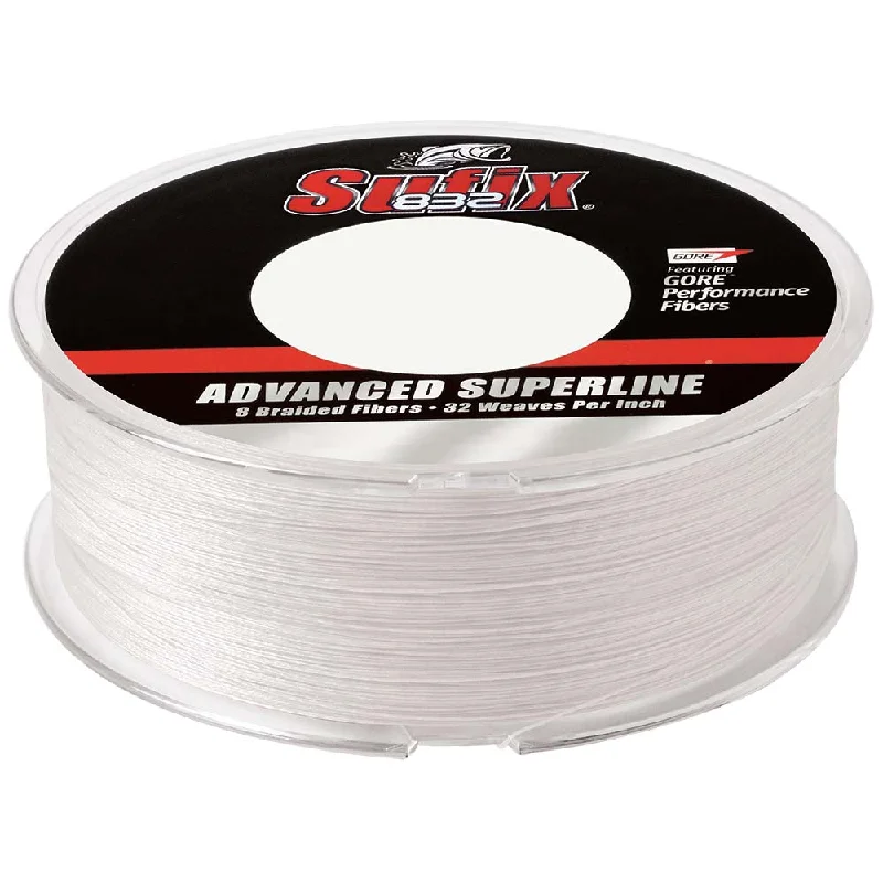 Fishing Line with Excellent Knot Strength-SUFIX 832 ADVANCED SUPERLINE BRAID GHOST 10LB 600YDS