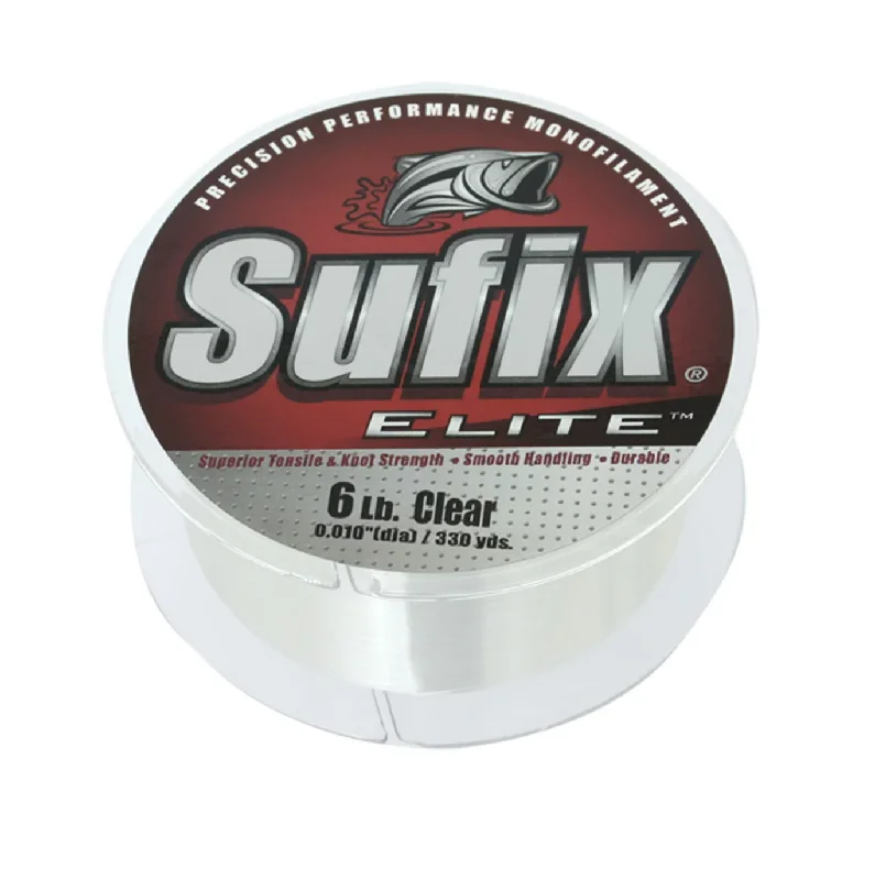 Fluorocarbon Fishing Line-SUFIX ELITE CLEAR 14LB 330YDS