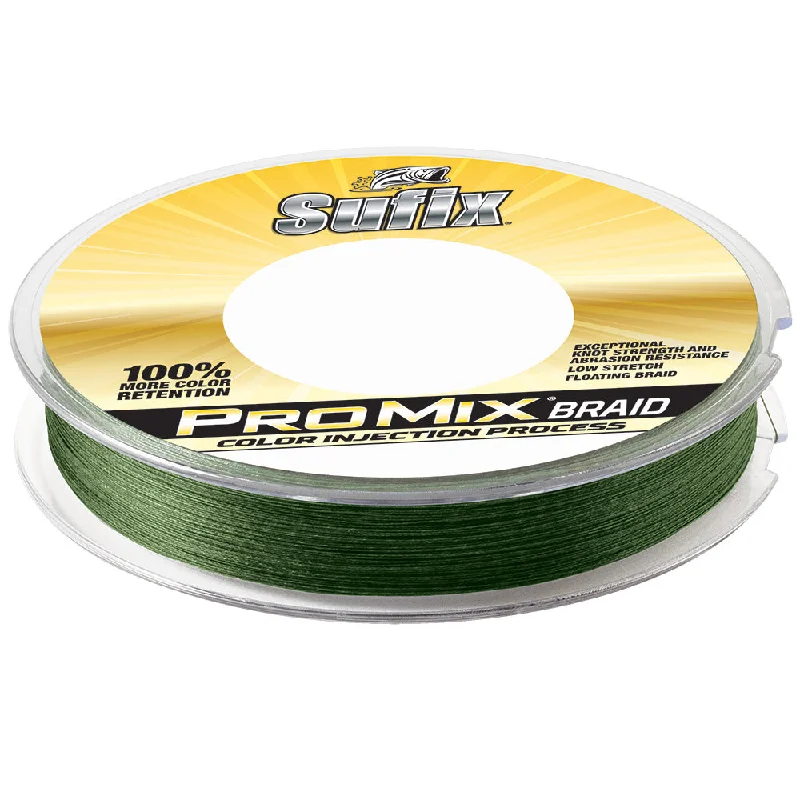 Fishing Line for Trolling-SUFIX PROMIX BRAID LOW-VIS GREEN 15LB 300YDS