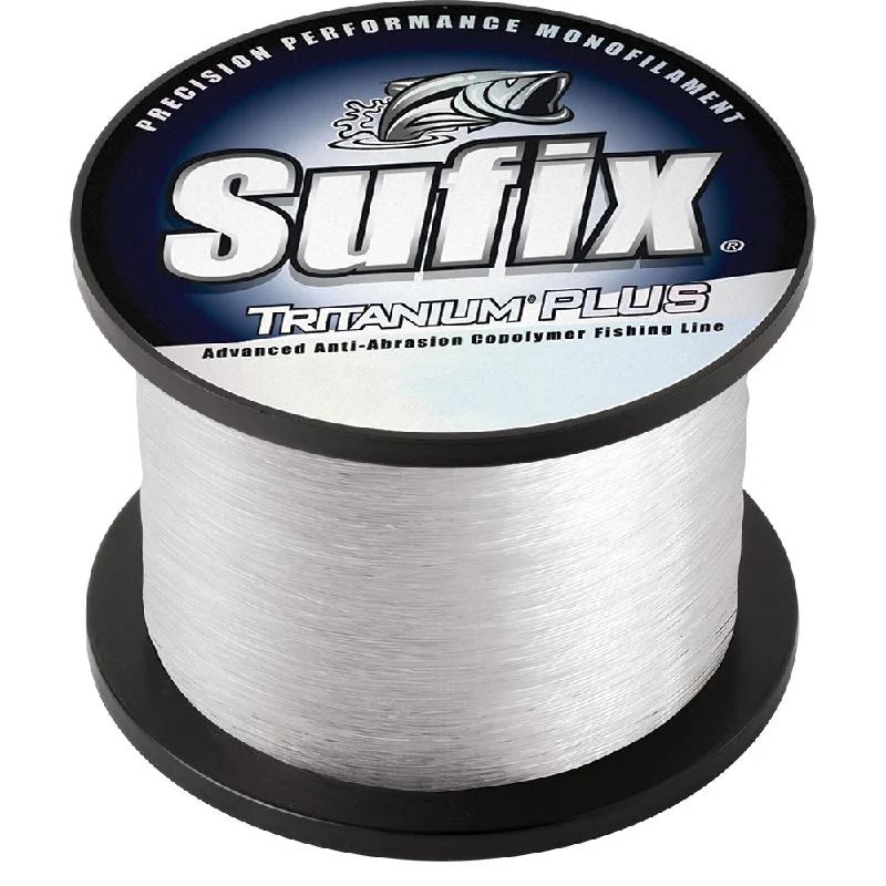 Fishing Line for Crankbaits-SUFIX TRITANIUM PLUS CLEAR 14LB 1100YDS