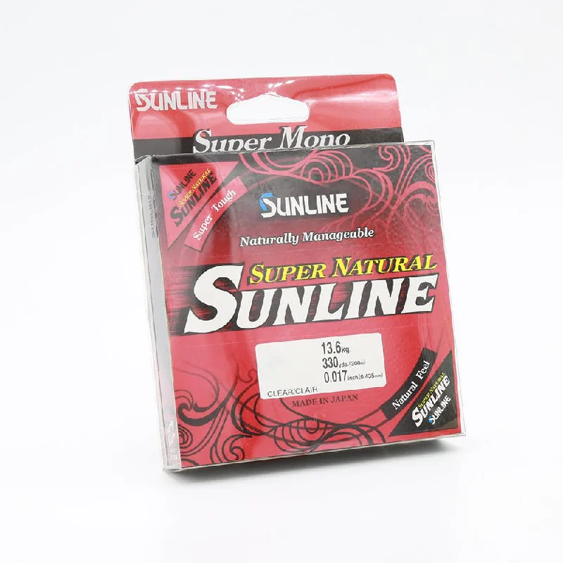 Flexible Fluorocarbon Fishing Line-Sunline Super Natural Monofilament