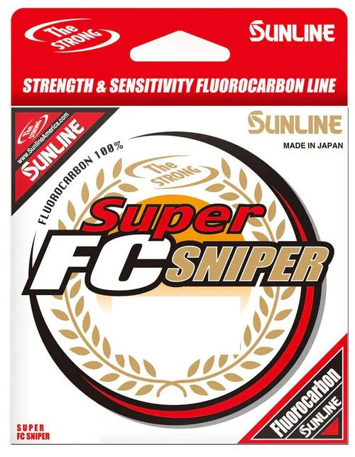 Premium Fluorocarbon Fishing Line-SUNLINE SUPER FC SNIPER 1200YD CLEAR 10LB