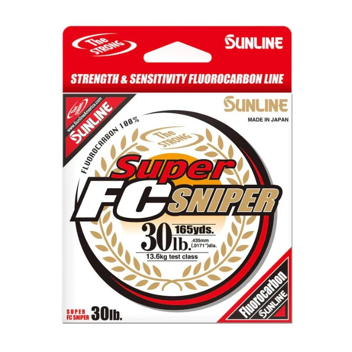 Fishing Line for Extreme Fishing Conditions-SUNLINE SUPER FC SNIPER 200 YD NATURAL CLEAR 14LB