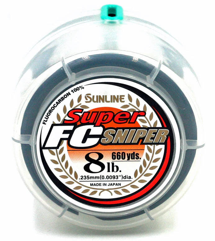 Ultralight Fishing Line for Small Tackle-SUNLINE SUPER FC SNIPER 660 YD NATURAL CLEAR 6LB