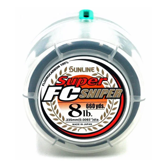 Fishing Line for Vertical Fishing-SUNLINE SUPER FC SNIPER 660 YD NATURAL CLEAR 7LB