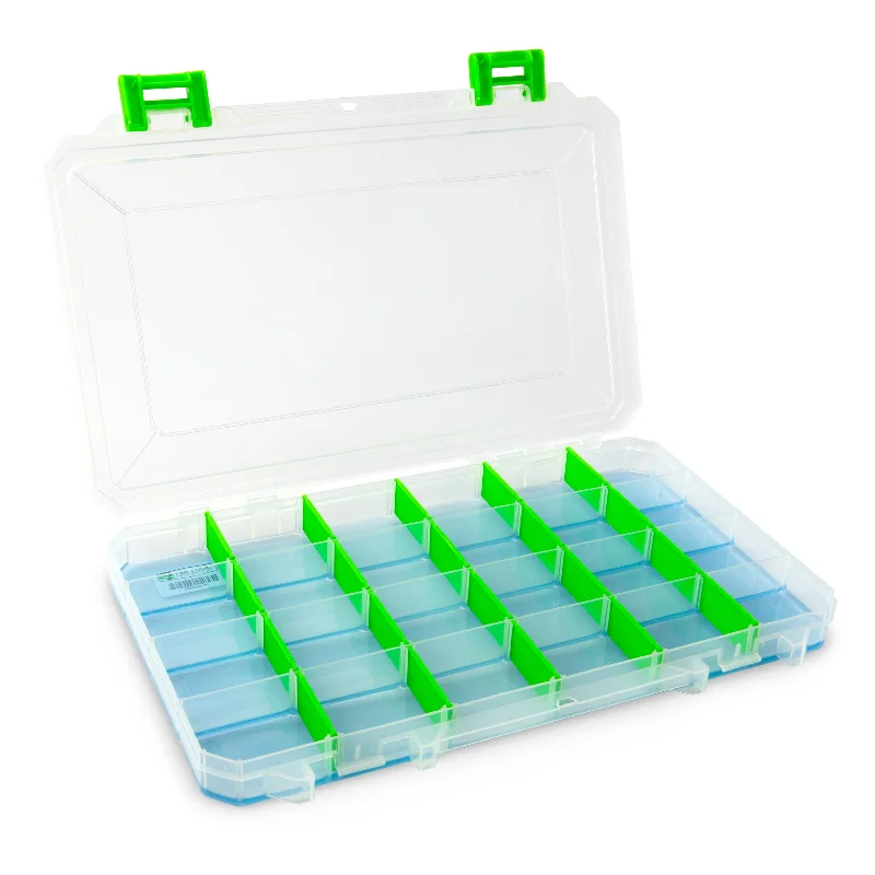 Fishing Tackle Boxes with Multiple Layers-Ultra Thin Box with Tak Logic® Technology