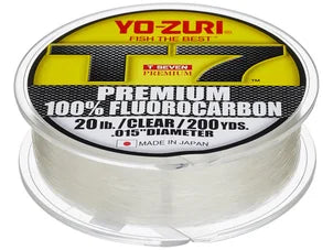 Fishing Line for Extreme Fishing Conditions-Yo-Zuri T7 premium 100% Fluorocarbon Line 200 Yards